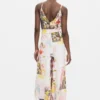 Lange jumpsuit met print