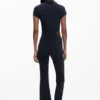 Lange jumpsuit met rits