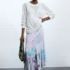 Lange jurk met print
