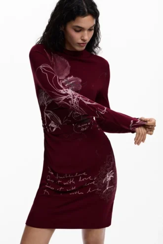 Lange jurk met print
