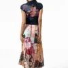 Lange rok met print