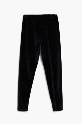 Leggings met versleten look
