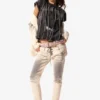 Leren riemen met studs Masha Popova