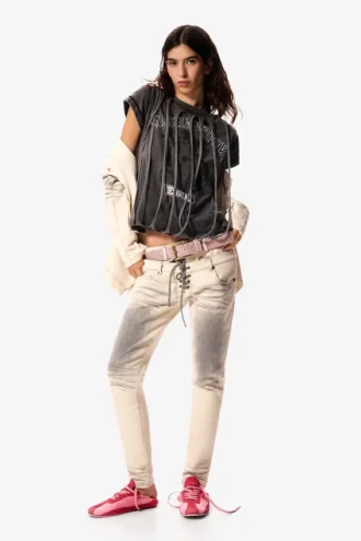 Leren riemen met studs Masha Popova