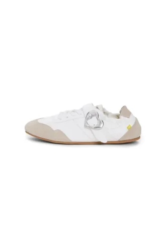 Leren Sneakers met gesp