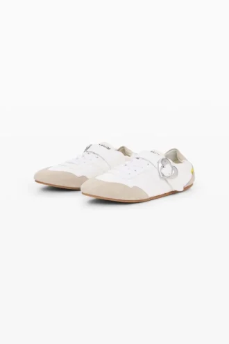 Leren Sneakers met gesp