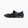 Leren vetersneaker