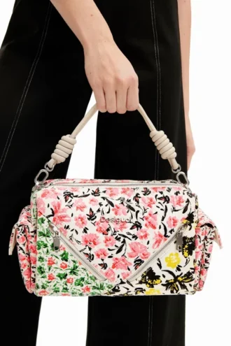 M Canvas tassen met bloemenprint