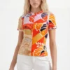 M. Christian Lacroix geribbeld T-shirt