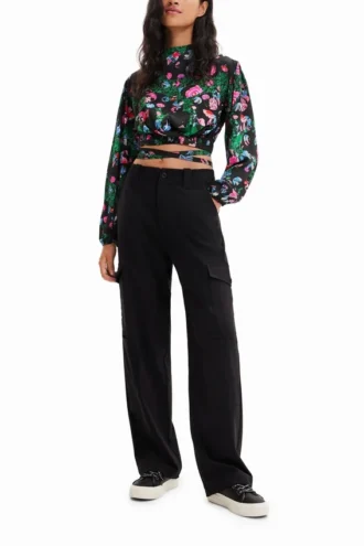 M. Christian Lacroix Korte bloemenblouse