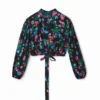 M. Christian Lacroix Korte bloemenblouse