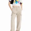 M. Christian Lacroix Korte gerimpelde bloemenblouse