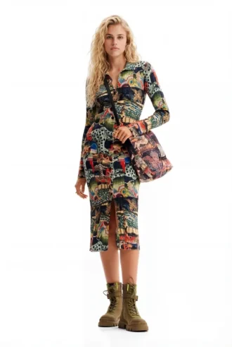 M. Christian Lacroix Tapestry midi-jurk