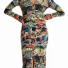 M. Christian Lacroix Tapestry midi-jurk
