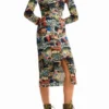 M. Christian Lacroix Tapestry midi-jurk