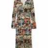 M. Christian Lacroix Tapestry midi-jurk