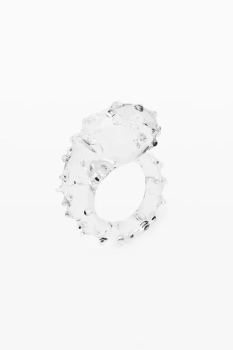 Marine-ring met kristal van Zalio