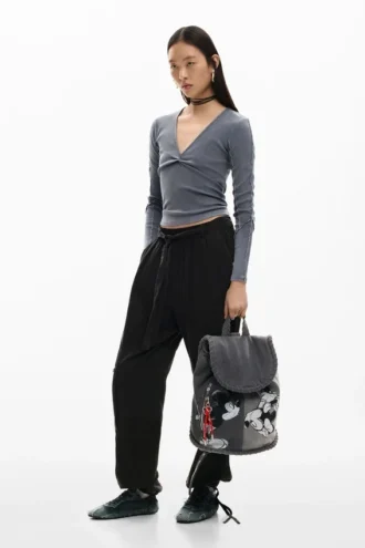 Middelgrote denim rugzak Mickey Mouse™
