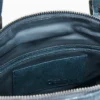 Middelgrote denimrugzak met ruches