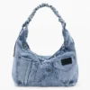 Middelgrote denimtas