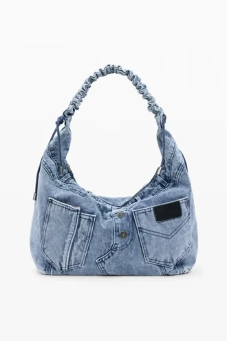 Middelgrote denimtas