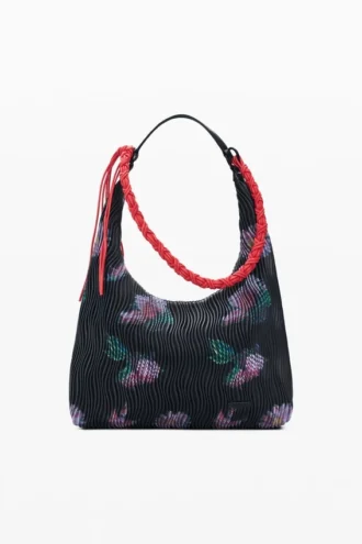 Middelgrote ovale tas met textuur