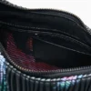 Middelgrote ovale tas met textuur