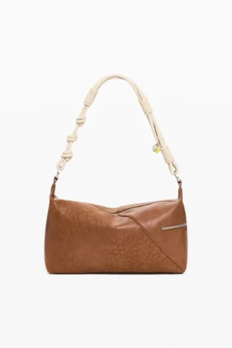 Middelgrote tas met borduursels