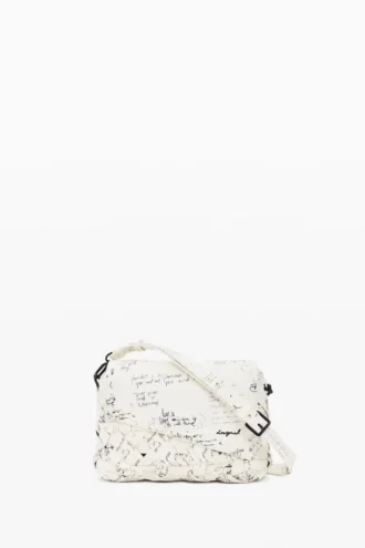 Middelgrote tas met letters