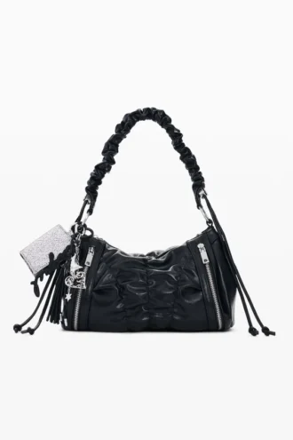 Middelgrote tas met ruches