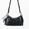 Middelgrote tas met ruches