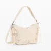 Middelgrote tas met studs en franjes