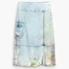 Midi-denimrok
