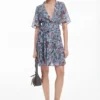 Midi-jurk met bloemenprint