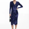 Midi-jurk met bloemenprint