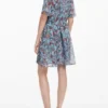 Midi-jurk met bloemenprint