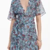 Midi-jurk met bloemenprint