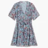 Midi-jurk met bloemenprint