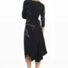 Midi-jurk met bloemenprint