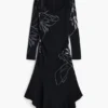 Midi-jurk met bloemenprint