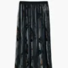 Midi-rok met artistieke textuur