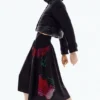 Midi-rok met pixelprint