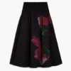 Midi-rok met pixelprint