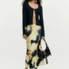 Midi-rok met print