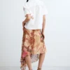 Midi-rok met print
