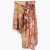 Midi-rok met print