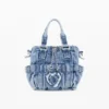 Mini-crossbodytas van denim