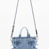 Mini-crossbodytas van denim