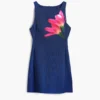 Mini-jurk met denimeffect
