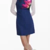 Mini-jurk met denimeffect